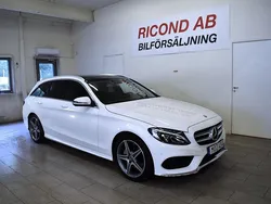 Vit Begagnad 2015 Mercedes C220 AMG line Kombi | 169 900 kr (Marknadspris)