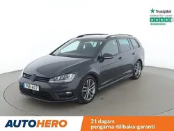 Mörkgrå (grå) Begagnad 2016 VW Golf VII R-line Kombi | 141 000 kr (Marknadspris)