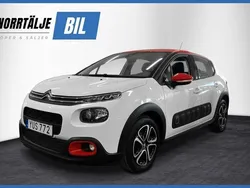 Vit Begagnad 2018 Citroën C3 PureTech Halvkombi | 118 900 kr (Marknadspris)