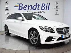 Vit Begagnad 2019 Mercedes C220 AMG line Kombi | 299 500 kr (Marknadspris)