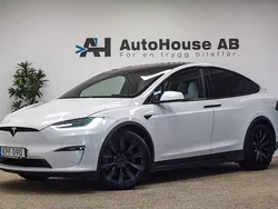 Vit Begagnad 2022 Tesla Model X Plaid SUV | 859 000 kr (Marknadspris)