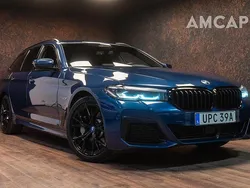 Blå Begagnad 2022 BMW 530e M Sport Kombi | 398 500 kr (Dyr)