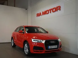 Röd Begagnad 2017 Audi Q3 S-Line SUV | 199 900 kr