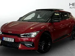 Röd (red) Begagnad 2021 Kia EV6 3 SUV | 379 900 kr (Marknadspris)