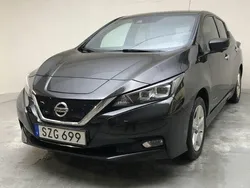 Svart Begagnad 2019 Nissan Leaf Halvkombi | 130 000 kr