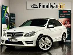 Vit Begagnad 2012 Mercedes C200 AMG Sedan | 124 900 kr (Marknadspris)