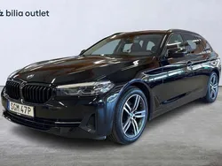 Svart Begagnad 2021 BMW 520 Kombi | 264 900 kr (Bra pris)