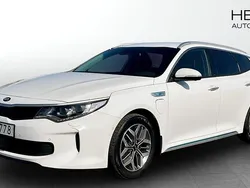 Vit (white) Begagnad 2018 Kia Optima Hybrid 2 Sedan | 184 900 kr (Marknadspris)