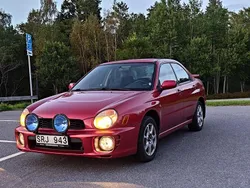 Röd Begagnad 2002 Subaru Impreza Sedan | 50 000 kr (Marknadspris)