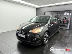 Svart Begagnad 2010 Citroën DS3 Halvkombi | 44 900 kr