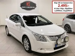 Vit Begagnad 2010 Toyota Avensis Sedan | 89 000 kr (Marknadspris)