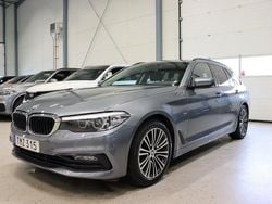 Blå Begagnad 2017 BMW 520 Sport Line Kombi | 199 800 kr (Marknadspris)