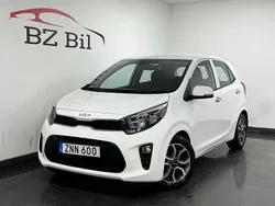Vit Begagnad 2023 Kia Picanto Halvkombi | 129 900 kr (Bra pris)