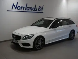Vit (polar white) Begagnad 2017 Mercedes C220 AMG Kombi | 219 900 kr (Lite dyr)