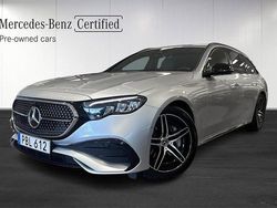 Hightech silver metallic Begagnad 2024 Mercedes E300 AMG line Kombi | 619 000 kr