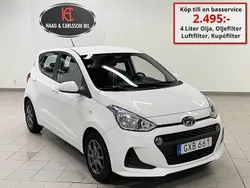 Vit Begagnad 2018 Hyundai i10 Comfort Halvkombi | 75 000 kr (Bra pris)