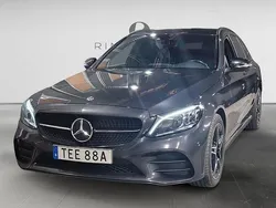 Grå Begagnad 2021 Mercedes C300e AMG Kombi | 274 900 kr (Superpris)