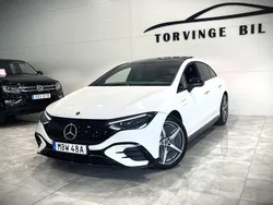 Vit Begagnad 2022 Mercedes EQE300 AMG line Sedan | 589 000 kr