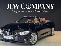 Svart Begagnad 2015 BMW 420 Luxury Line Cab | 264 900 kr (Marknadspris)