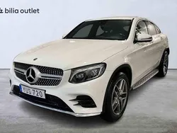 Vit Begagnad 2018 Mercedes GLC220 Sportkupé | 334 900 kr