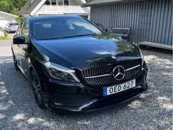 Svart Begagnad 2017 Mercedes A180 AMG Halvkombi | 159 000 kr (Marknadspris)