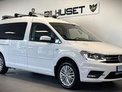 Vit Begagnad 2017 VW Caddy Maxi Life Life Minibuss | 199 900 kr (Lite dyr)
