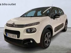 Vit Begagnad 2018 Citroën C3 Halvkombi | 94 900 kr (Marknadspris)