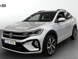 Silver (reflex silver metallic) Begagnad 2025 VW Taigo R-line SUV | 274 900 kr (Marknadspris)