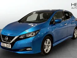 Blå (blue) Begagnad 2022 Nissan Leaf N-Connecta Halvkombi | 194 900 kr (Marknadspris)
