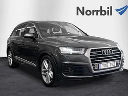 Grå Begagnad 2017 Audi Q7 S-Line SUV | 339 000 kr (Marknadspris)