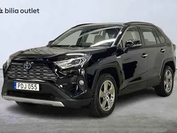 Svart Begagnad 2021 Toyota RAV4 Hybrid SUV | 319 900 kr