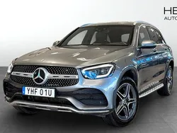 Grå (grey) Begagnad 2020 Mercedes GLC300e AMG SUV | 389 900 kr (Marknadspris)
