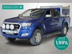 Blå Begagnad 2016 Ford Ranger Pickup | 189 900 kr (Marknadspris)