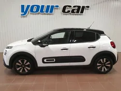 Vit (vit/svart) Begagnad 2024 Citroën C3 Shine Halvkombi | 198 000 kr (Marknadspris)