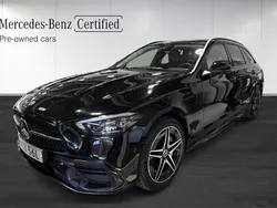 Svart (black) Begagnad 2022 Mercedes C300e AMG Kombi | 429 900 kr (Bra pris)