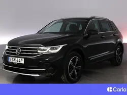 Svart Begagnad 2021 VW Tiguan Elegance SUV | 338 900 kr (Bra pris)
