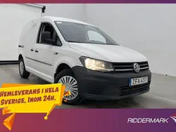 Vit Begagnad 2018 VW Caddy Minibuss | 109 800 kr (Marknadspris)