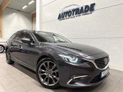 Grå Begagnad 2015 Mazda 6 Optimum Kombi | 174 900 kr (Lite dyr)