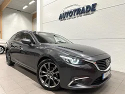 Grå Begagnad 2015 Mazda 6 Optimum Kombi | 174 900 kr (Lite dyr)