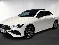 Vit (white) Begagnad 2023 Mercedes CLA250e AMG Sedan | 459 000 kr (Dyr)