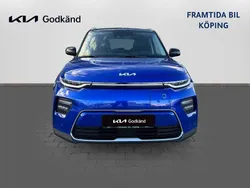 Blå Begagnad 2021 Kia Soul EV Advance SUV | 259 500 kr (Marknadspris)