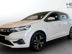 Vit (white) Ny 2025 Dacia Sandero Expression Halvkombi | 219 900 kr (Bra pris)