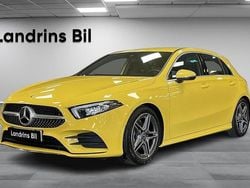 Gul (solgul) Begagnad 2022 Mercedes A180 AMG Halvkombi | 269 000 kr (Marknadspris)