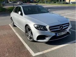 Silver Begagnad 2017 Mercedes E220 AMG line Sedan | 280 000 kr (Marknadspris)