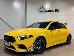 Gul Begagnad 2019 Mercedes A35 AMG AMG Halvkombi | 419 800 kr (Marknadspris)