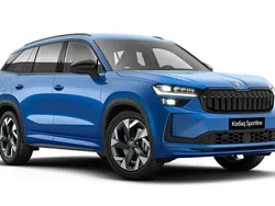 Svart Ny 2025 Skoda Kodiaq SportLine SUV | 514 900 kr (Marknadspris)