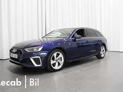 Navarrablå metallic Begagnad 2023 Audi A4 S-Line Kombi | 349 500 kr (Bra pris)