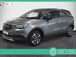 Grå (gråmetallic) Begagnad 2018 Opel Crossland X Dynamic SUV | 134 900 kr (Dyr)