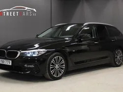 Svart Begagnad 2018 BMW 520 Sport Line Kombi | 199 000 kr (Marknadspris)