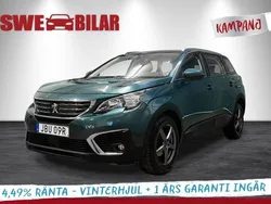 Mörkblå Begagnad 2018 Peugeot 5008 S Minibuss | 159 900 kr